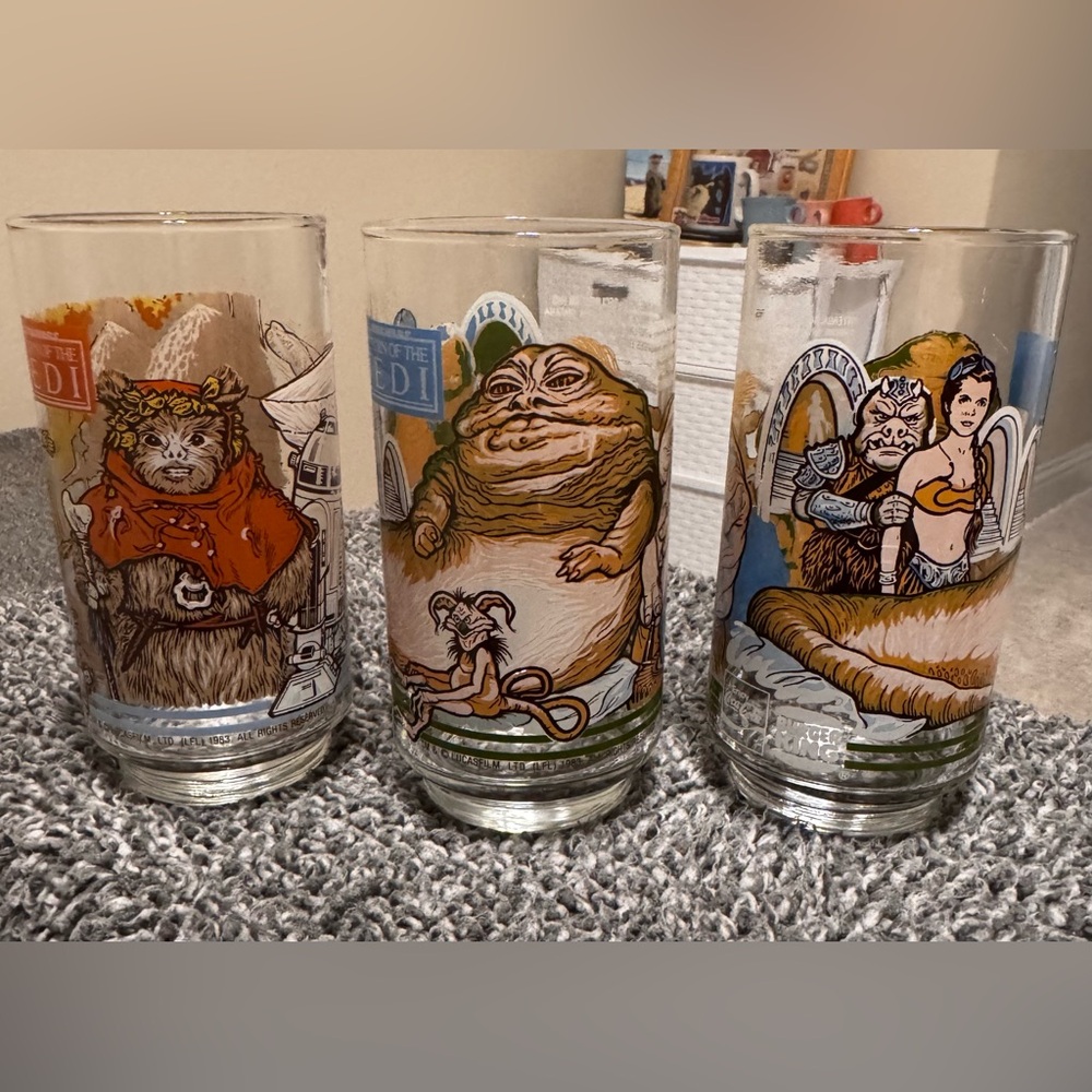 Star Wars Return of the Jedi Glass Set